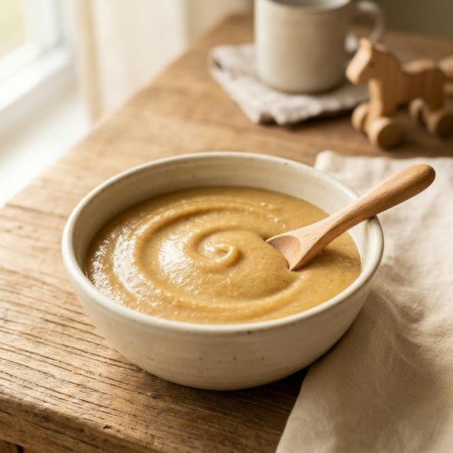 Bowl of ragi porridge