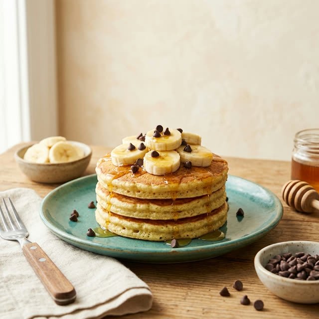 Millet pancake stack